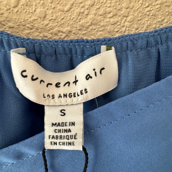 Current Air Ruffled Blue Blouse - Picture 3 of 5